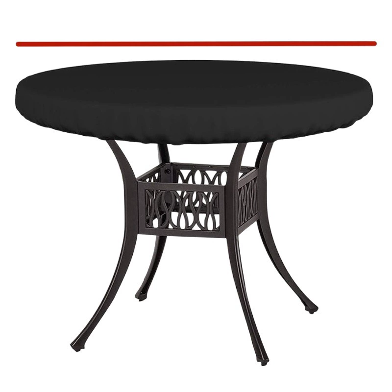Чехол для круглого стола из ткани Оксфорд 210D, чехол для круглого стола для двора и террасы, водонепроницаемый и пылезащитный чехол для мебели