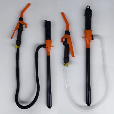 Electric oil pump, portable emergency oil extractor for vehicles, detachable battery-powered water pump, used for transferring gasoline and diesel, with suction hose