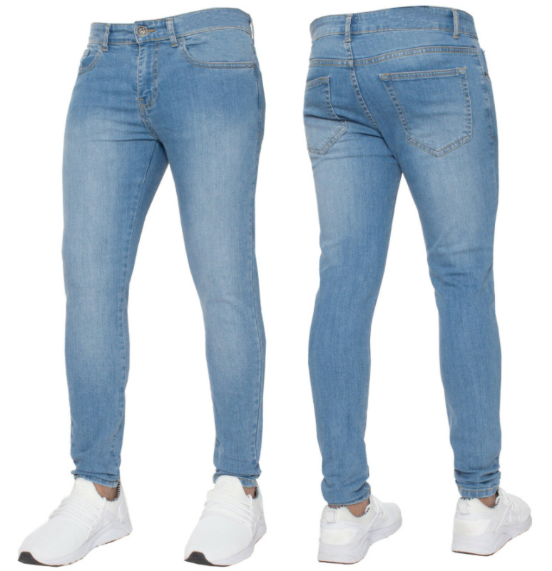 Jeans uomo oro classici e aderenti in tessuto stretch_voghion.com