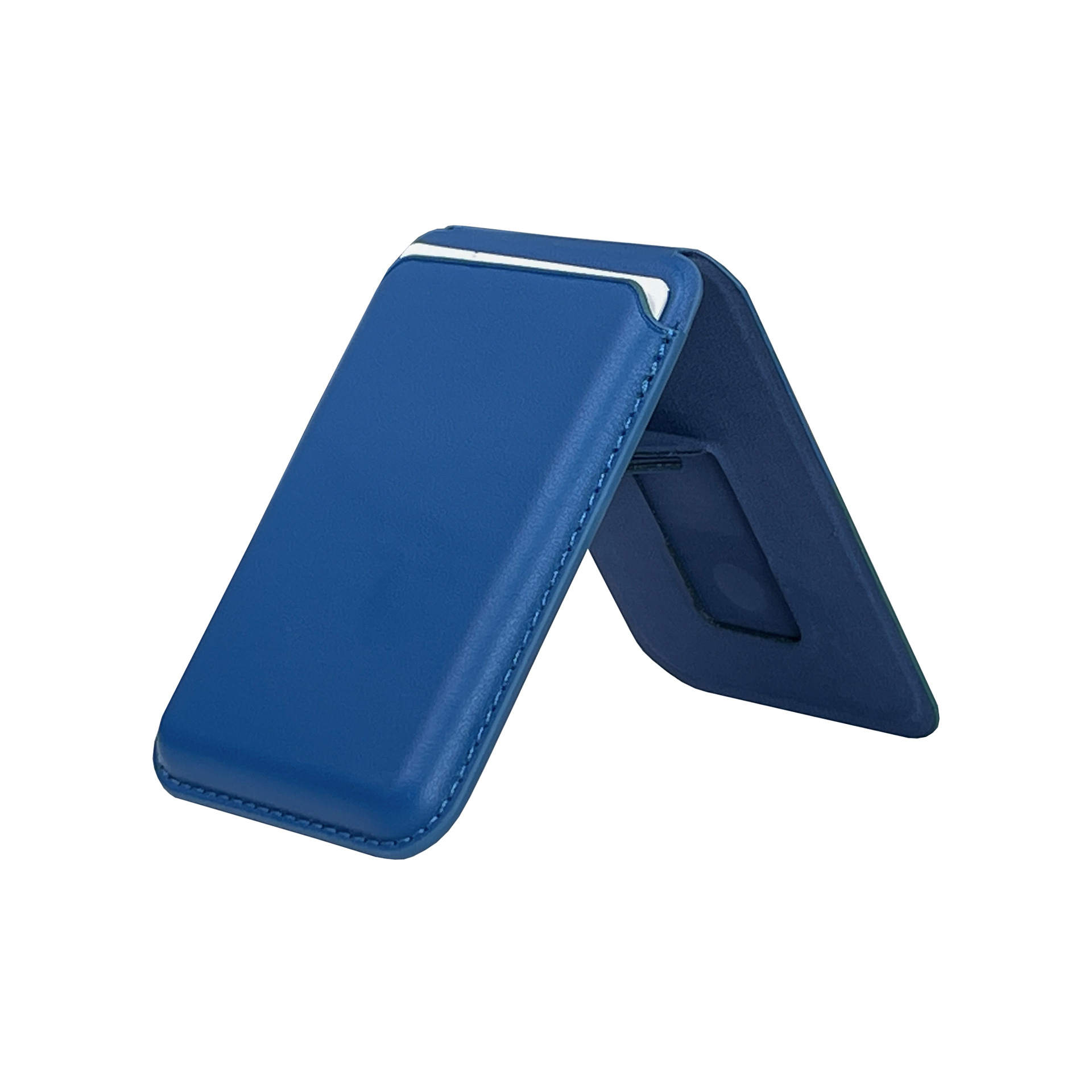Aplicable a Apple serie MagSafe bolsa de tarjetas magnéticas iPhone serie PU cuero magnético fuerte soporte plegable cubierta de tarjetas