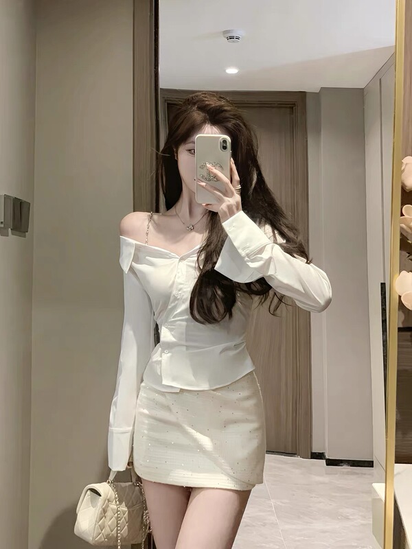 独特漂亮套装小个子法式气质绝美时尚两件套韩剧女主穿搭一整套秋|undefined