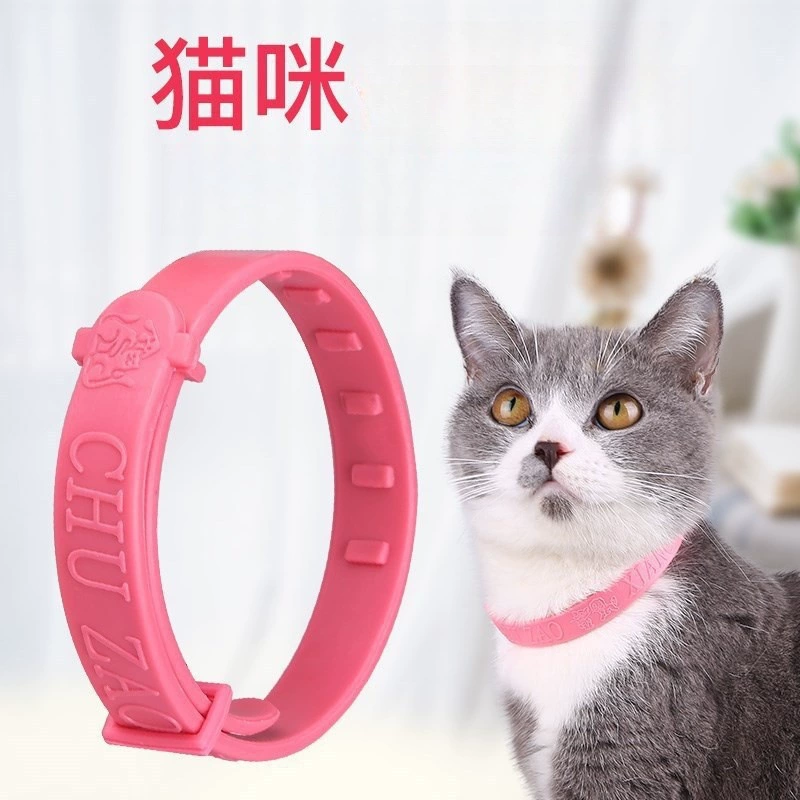 Доступный ошейник от блох для домашних животных, внешний поводок для собаки, ошейник от блох для собак, дешевый подарок, розовый пластиковый ошейник