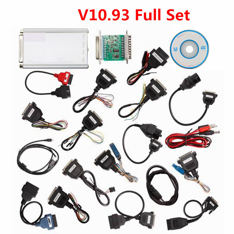 跨境CARPROG FULL V10.93 完整版气囊复位检测仪全套21接头 OBD2