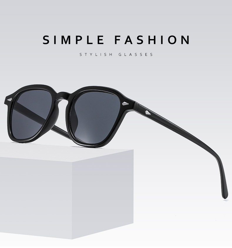 45g Weight UV400 Protection, UV Protection, Resin Lens Material Fashion Style White, Transparent, Black Color Fashion UV400 Protection UV Protection Resin Men's Sunglasses 无