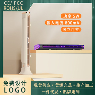 Electric Fan Tower Fan Household Horizontal and Vertical Floor Fan Bedroom Mother and Baby Light Sound Wall-Mounted Bladeless Fan Manufacturer Wholesale
