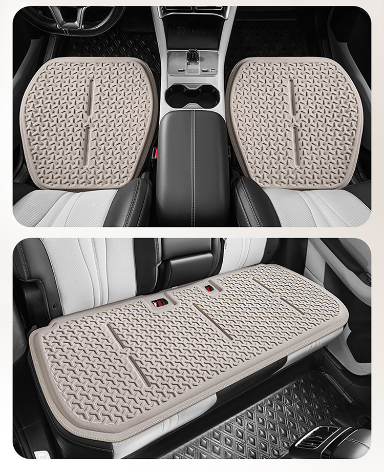 New Car Seat Cushion for All Seasons, Summer Ice Silk Cooling Cushion, Gel Seat Cushion, Honeycomb Office Cooling Cushion