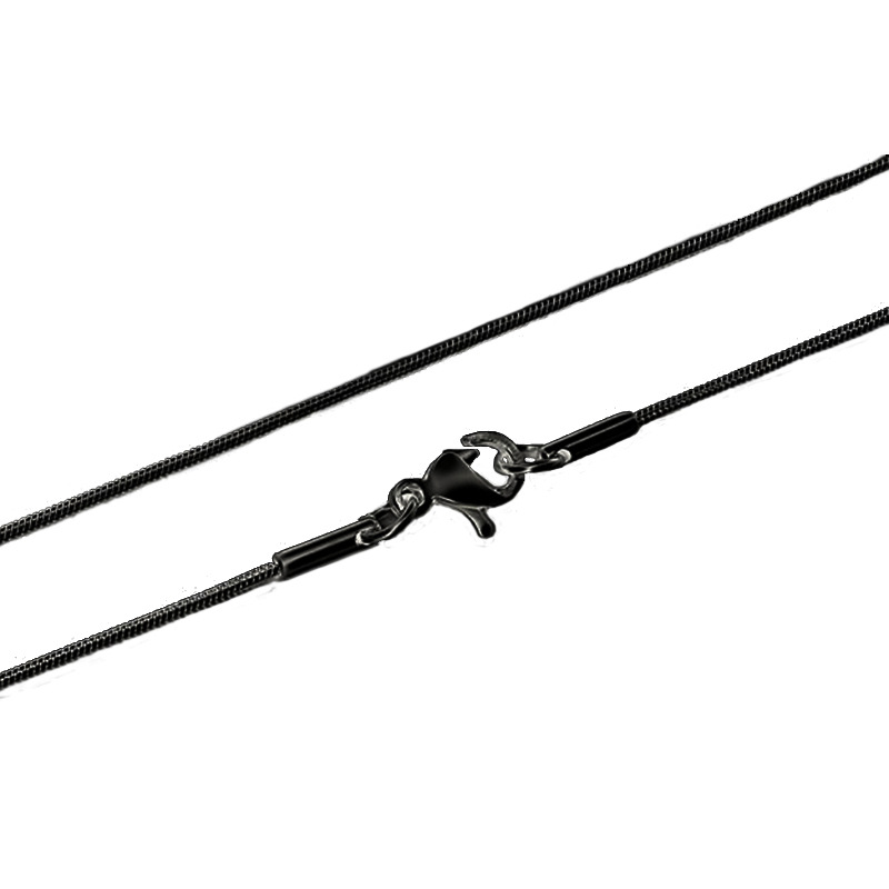 Fashion Solid Color Stainless Steel Plating Necklace 1 Piece