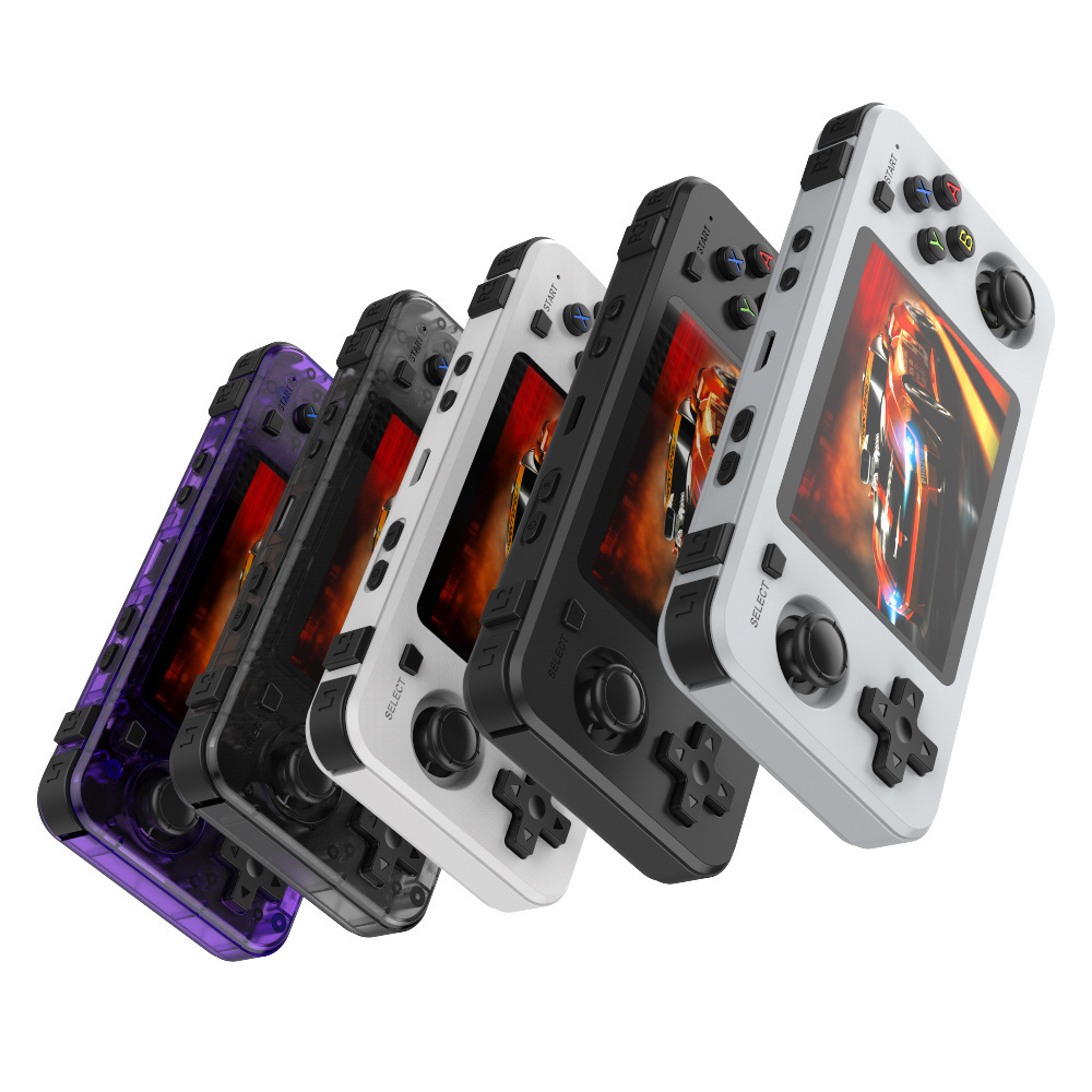 2025 New 7-Color Cross-Border R36H Open Source Handheld Game Console Portable Retro Handheld Nostalgic Game