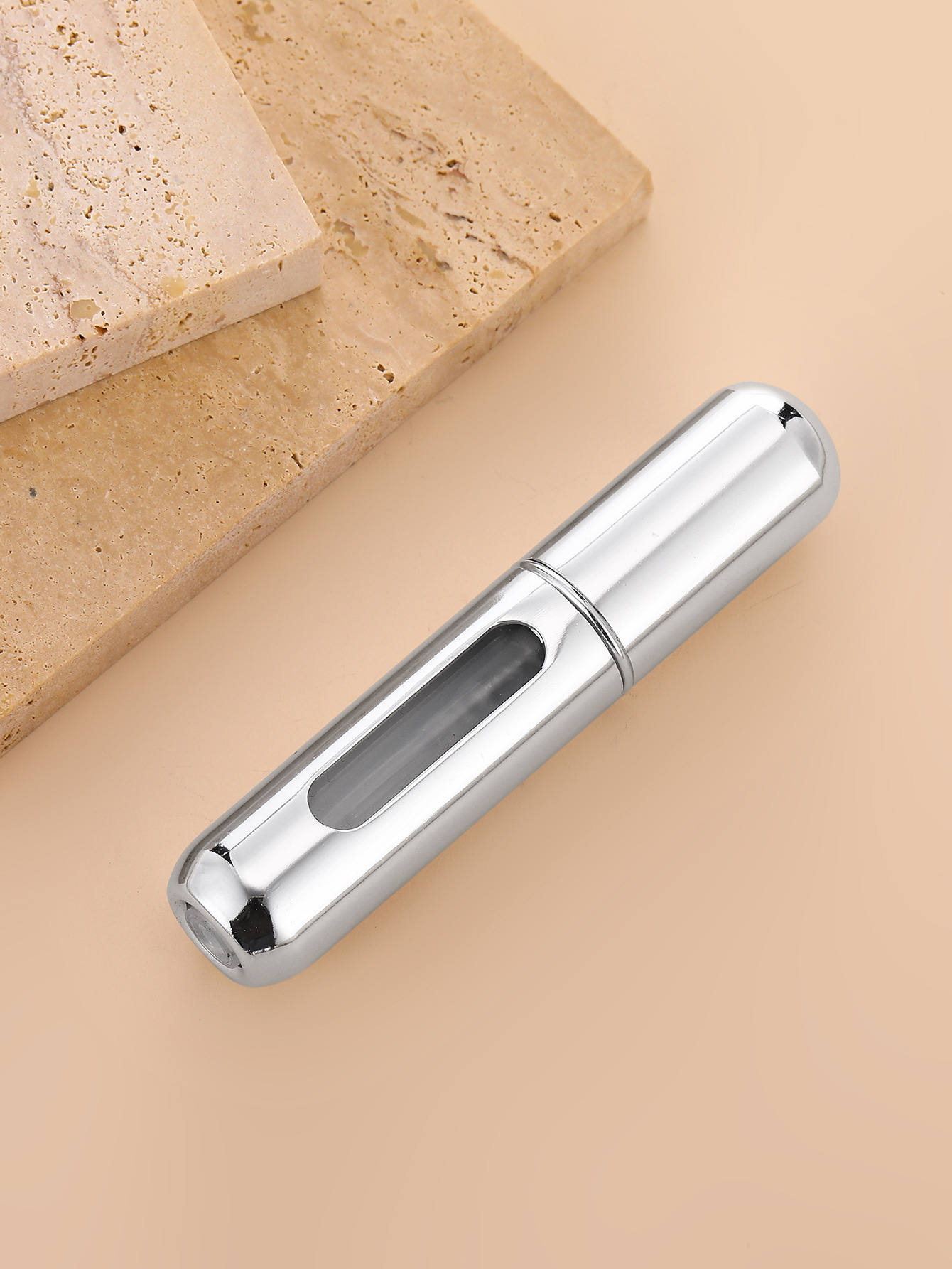 5ml de carga directa inferior perfume sub-botella portátil tipo empuje muestra de aerosol de aluminio botella vacía mini niebla fina sub-embalaje artefacto