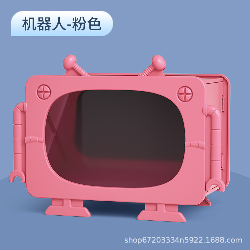 로봇 프로젝션 박스-핑크