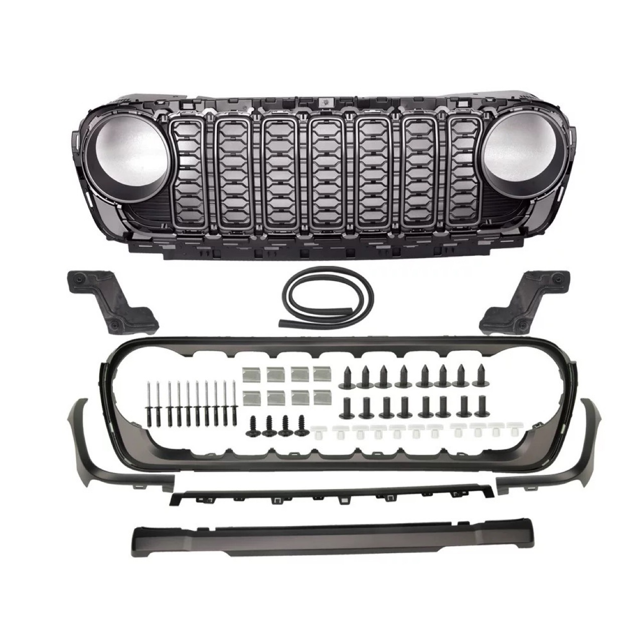 Решетка радиатора Jeep Wrangler JL Gladiator без камеры