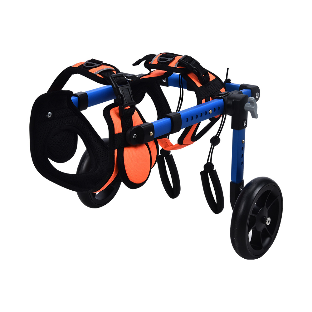 Perro viejo asistido coche de piernas traseras paralizadas silla de ruedas bicicletas de soporte plegable para perros auxiliares de silla de ruedas booster
