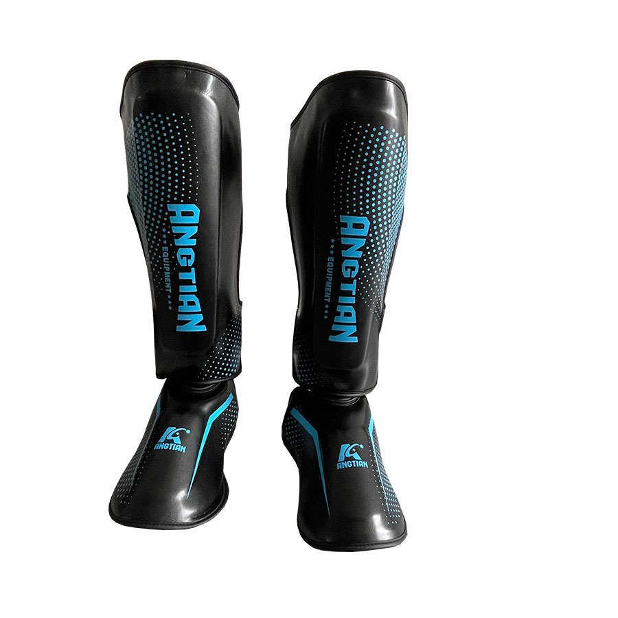 Fábrica Angtian personalizada protector de piernas, protector de pies, lucha libre, protector de tibia, entrenamiento de lucha, protector de piernas image 1