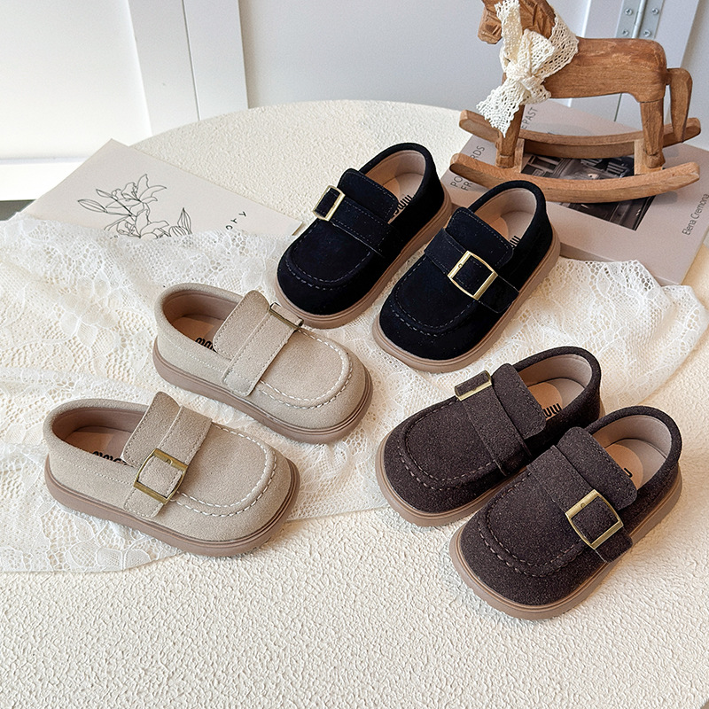 Children's Leather Shoes 2026 Spring and Autumn New Style Girls' British Style Princess Shoes Soft Sole Versatile Baby Shoes