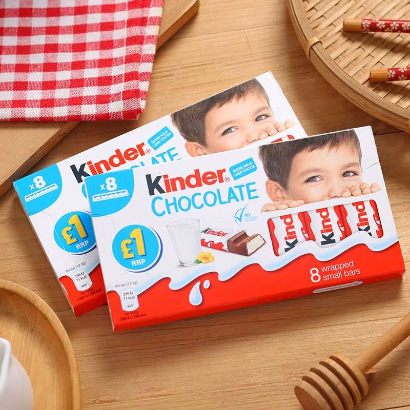 Итальянский импортный снек Kinder Kinada молочный сэндвич с шоколадом T8 какао жир casual food коробка