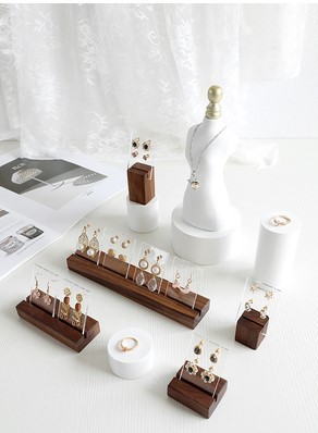 Creative jewelry store earrings display rack jewelry earrings earrings rack jewelry photo shooting props display decorations