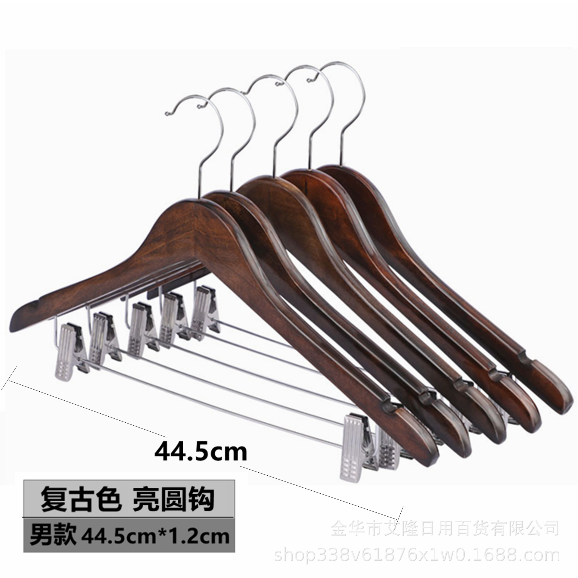 Hotel tienda de ropa percha de madera para el hogar percha de ropa para adultos percha de ropa de madera maciza percha de ropa al por mayor