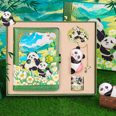 Panda stationery set can be printed with logo, practical for advertising and corporate commemoration of employee benefits, and as a souvenir to customers