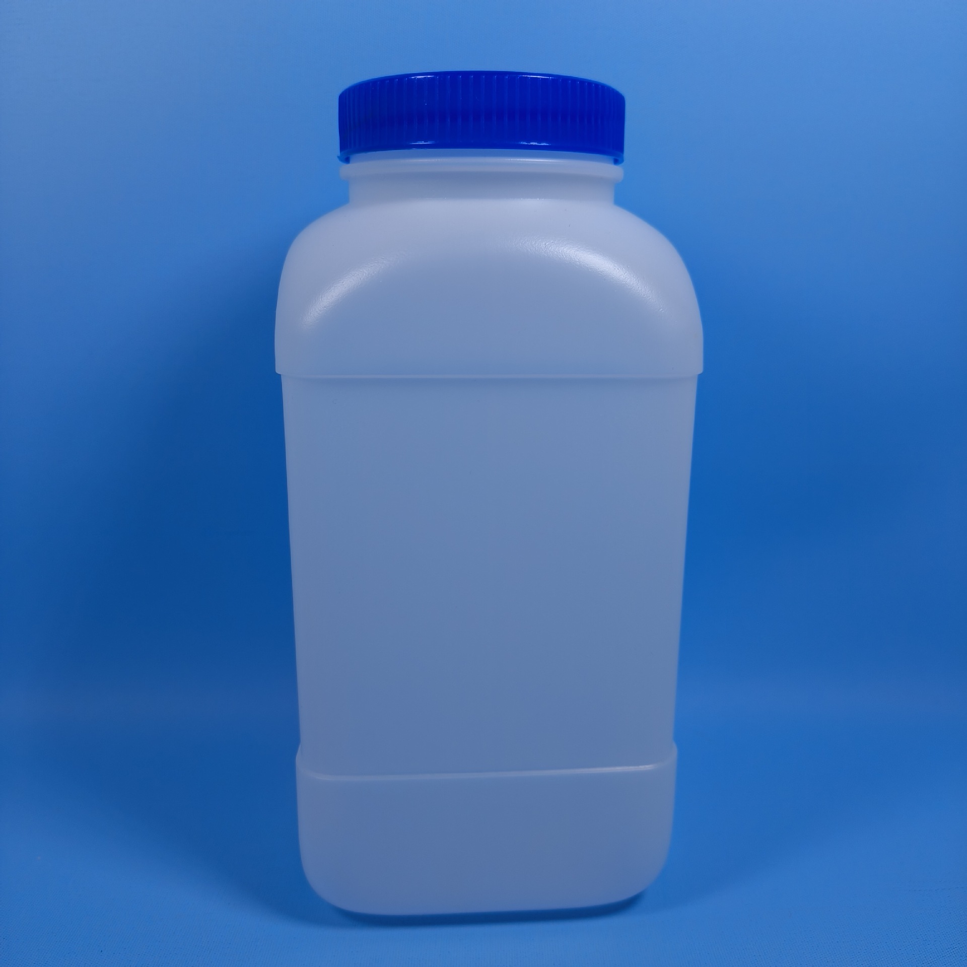 Ronda 1000ml botella cuadrada de plástico botella de Boca Grande 1000g botella de muestra botella de reactivo botella de medicina botella química sub-botella