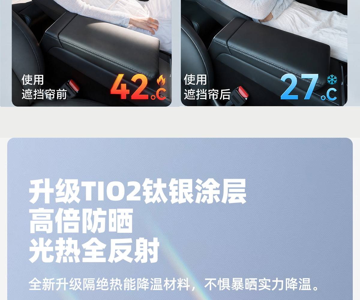 Custom-made thickened soft panel foldable privacy and heat-insulating side window sunshade for cars, car front sunshade