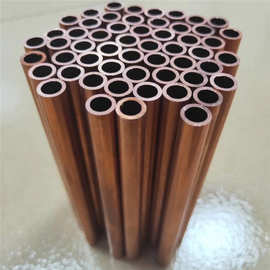 紫盘黄铜管 大口径厚壁紫铜管 T2软态医院空调用铜盘管批发厂家