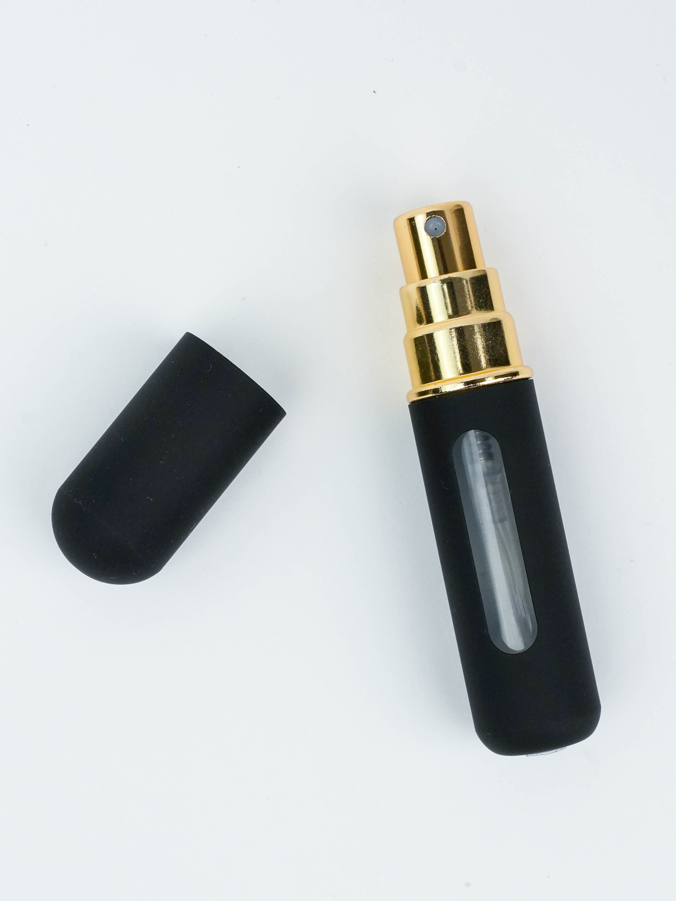 5ml de carga directa inferior perfume sub-botella portátil tipo empuje muestra de aerosol de aluminio botella vacía mini niebla fina sub-embalaje artefacto