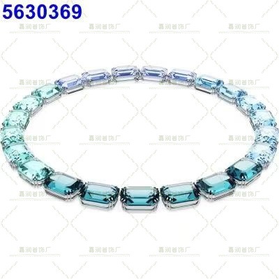 Millenia colección exagerada collar pulsera de cristal de color gradiente lujoso ligero de alto nivel transfronterizo