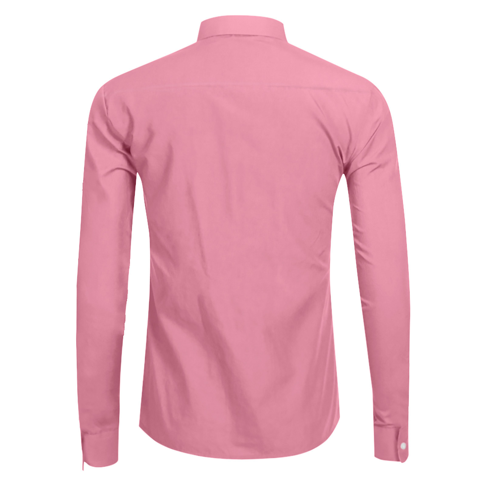 Camisa casual para hombre de algodón oxford con cremallera_voghion.com