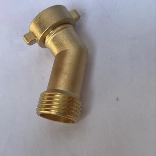 6 points American garden hose 45 degree corner joint garden water pipe elbow brass corner movable interface
