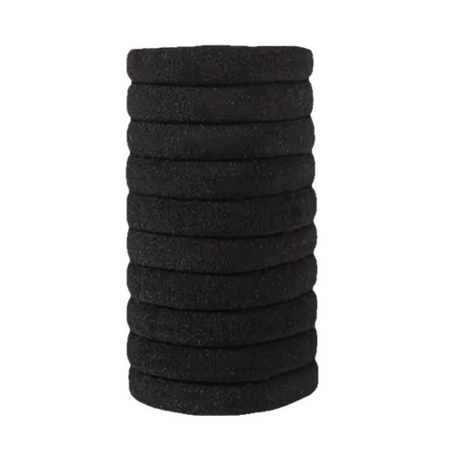 Hair tie for women, Korean version, high elasticity, durable, stylish black rubber band for ponytail, does not damage hair.