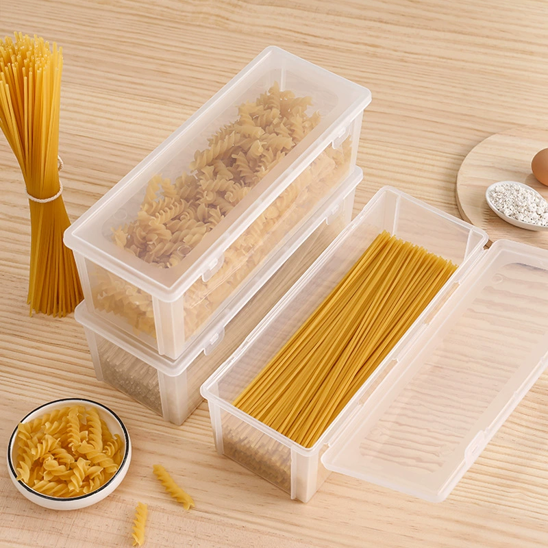 Коробка для хранения лапши прямоугольная пластиковая коробка для холодильника для кухни пищевая герметичная коробка для хранения свежей коробки с крышкой