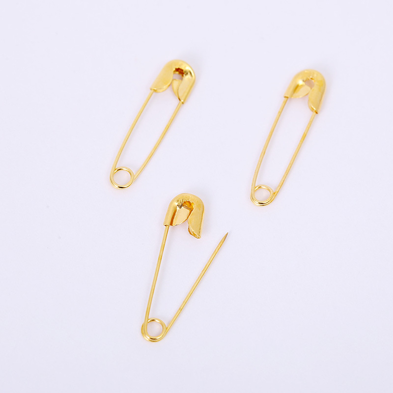 厂家供应金色银色黑色别针安全金属别针 葫芦形别针铁铜别针现货