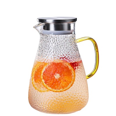 高颜值耐热玻璃凉水壶防爆大容量果汁壶冷水壶水杯家用客厅冷泡壶