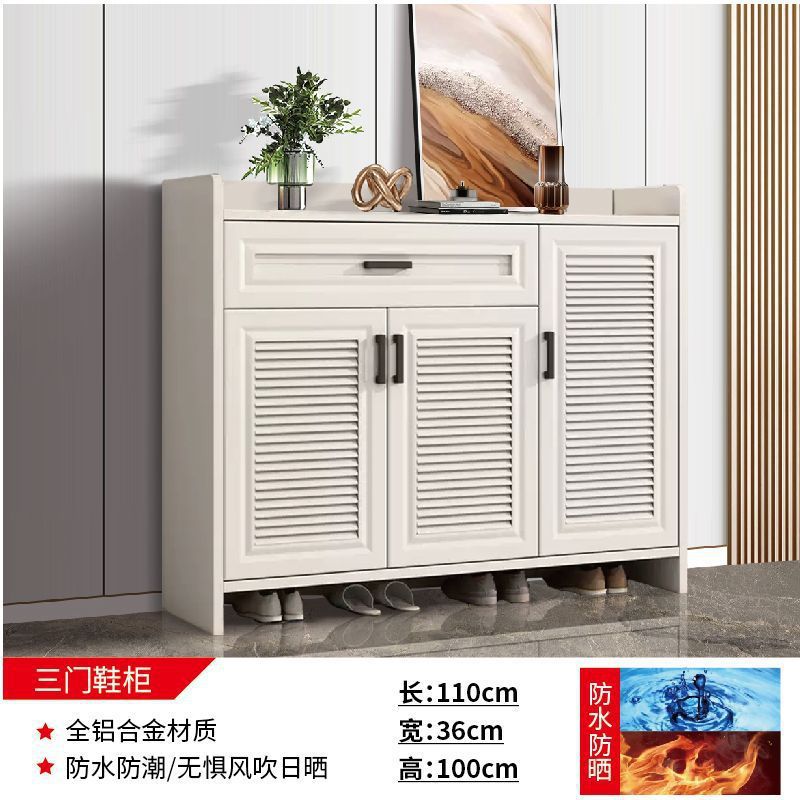 흰색 3단 신발장 (가로 110cm, 세로 36cm, 높이 100cm) (맞춤 제작 상품이므로, 주문 전 반드시 고객센터로 문의 바랍니다.)