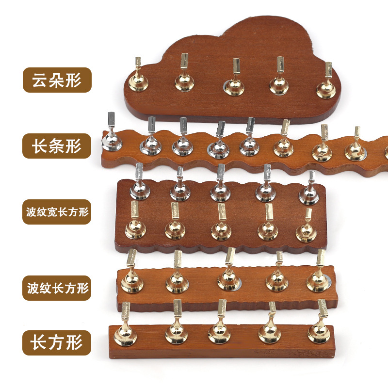 Pequeño libro rojo popular base de registro de succión magnética pieza de ajedrez titular de uñas principiante artista de uñas pieza fija soporte de práctica de uñas