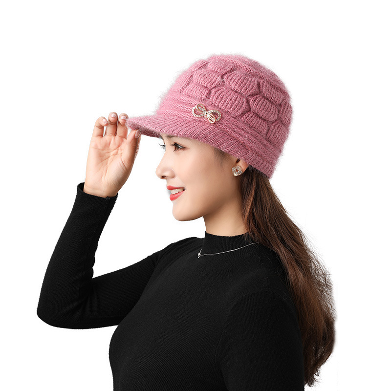 Warm Knitted Mom Hat