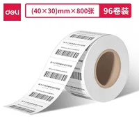 Rely 11873 Rheinland долговечный тройной термочувствительной этикеткой бумаги 40*30 мм-800 шт. (1 рулон/труба)