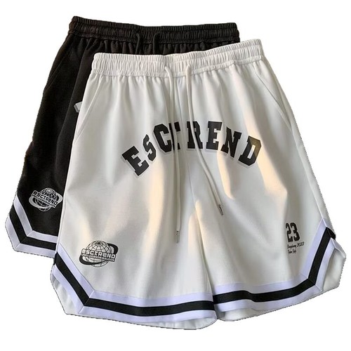 American-style sport shorts for men, summer thin version, trendy brand fashion, five-hole casual pants, Hong Kong-style niche, outerwear basketball pants