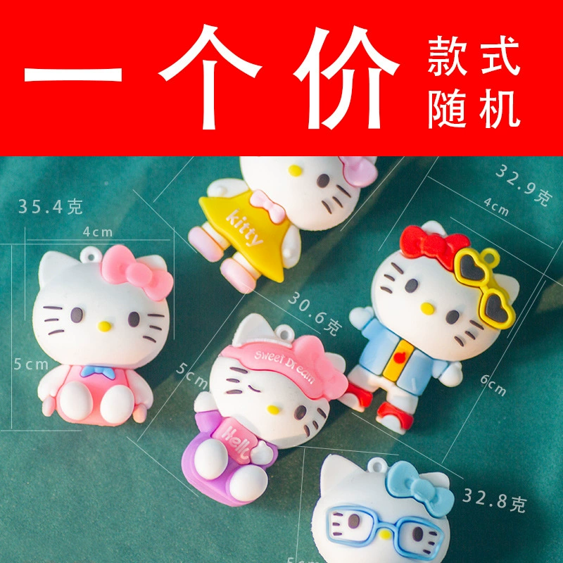 Hello kitty, большой мультяшный трехмерный PVC-кукла, подарок на день рождения