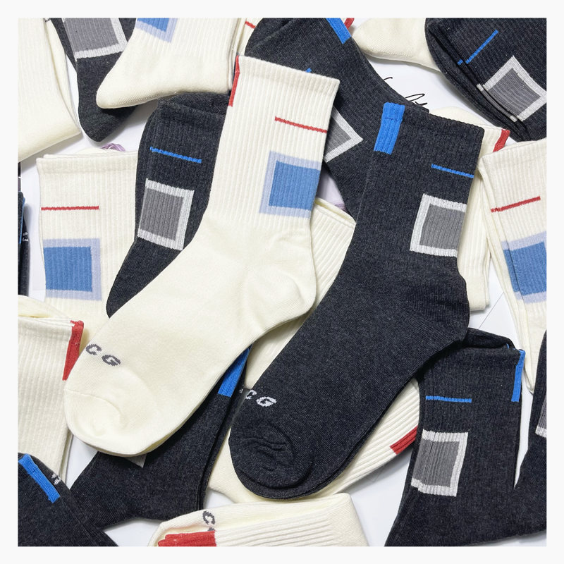 Trendy brand C2H4 18FW display socks European and American street fashion hip hop sports ins men's and women's cotton socks