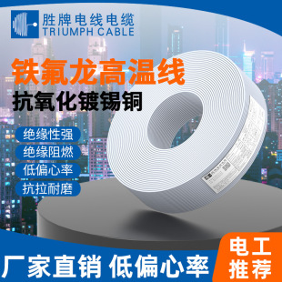 Teflon 200 Degree Tinned Affpb 2-Core 0.12~1.0 Square Flat Shielded High Temperature Aviation Wire