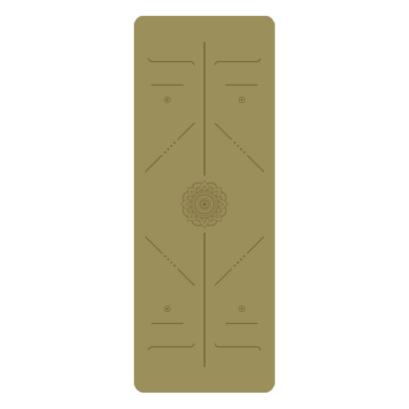 5mm【心蕊版】一件代发防滑天然PU瑜伽垫橡胶运动健身舞蹈垫定-制