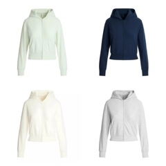 25新商品 SKIMS COTTON JERSEY ZIP UP HOODIE 薄手ジッパージャケット スウェットパーカー