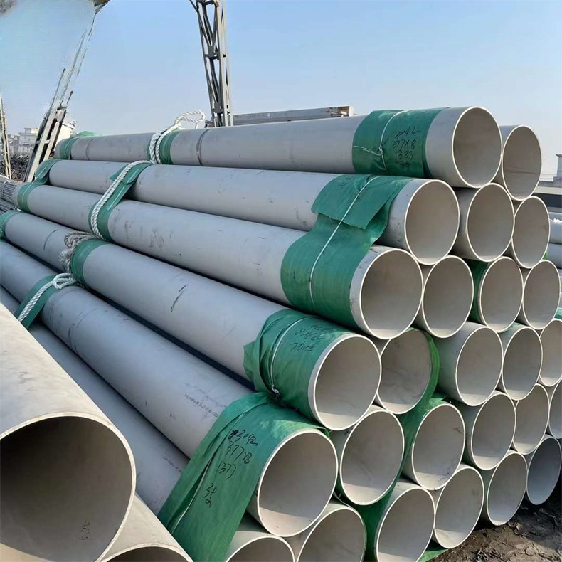 不锈钢TP304L大规格 377*8 无缝管 蒸汽输送管道现货 化工设备