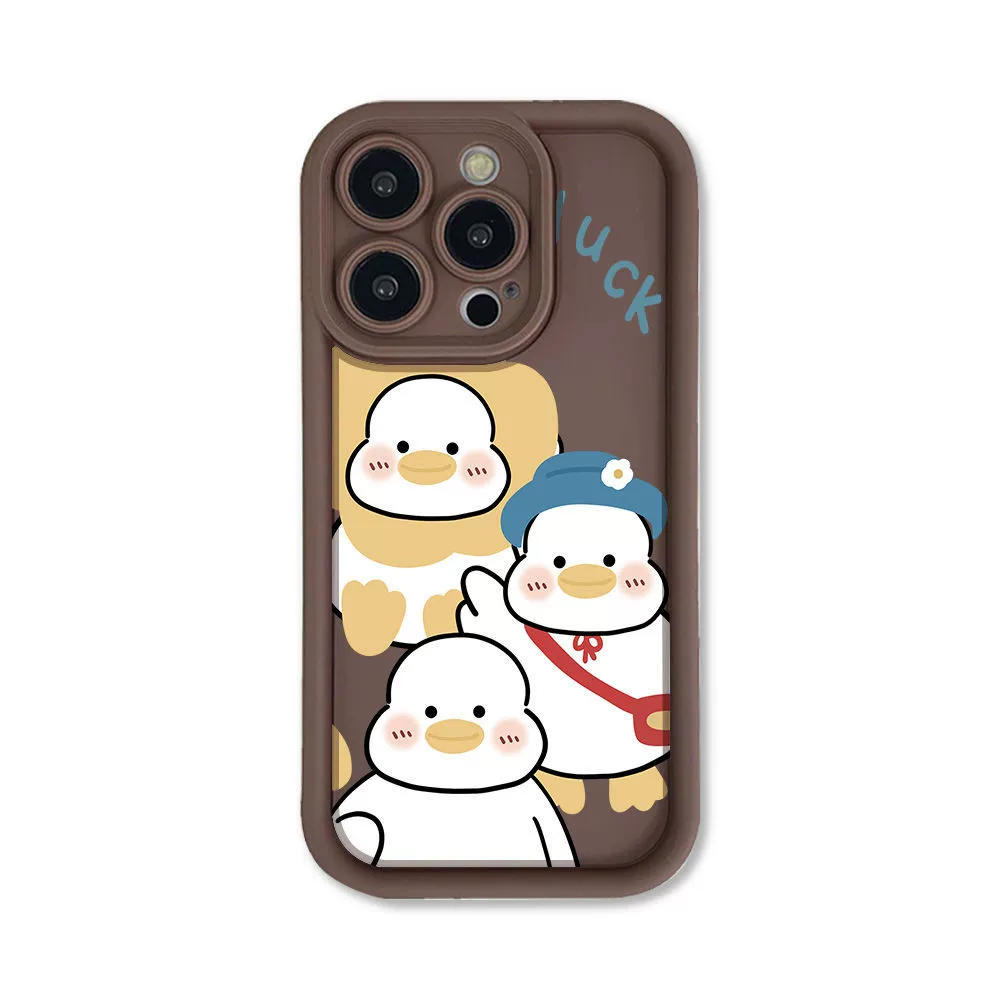 B.Duck, Apple, мультяшный чехол для iPhone 17 Pro, 17 Pro Max, 15, защита от падений
