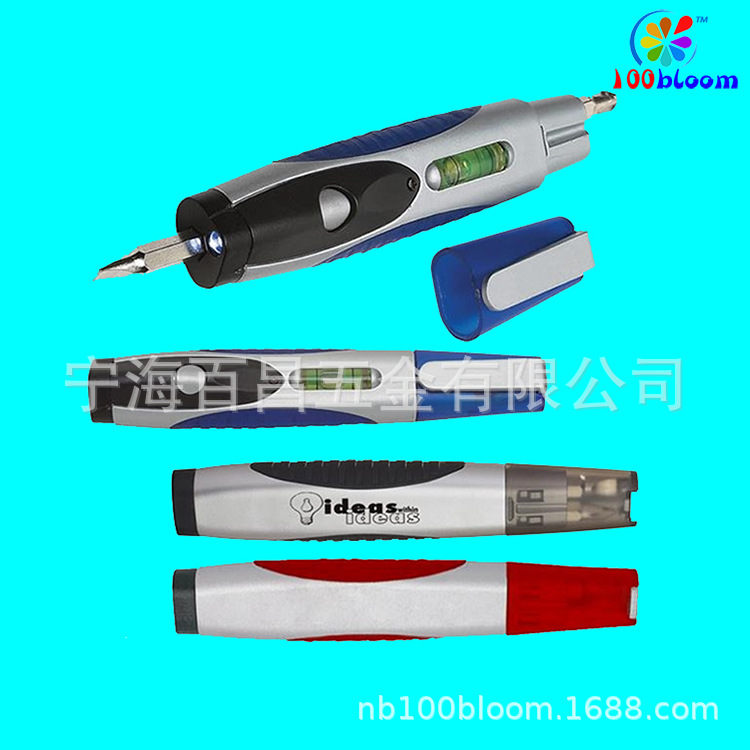 工厂批发LED工作灯广告礼品迷你多功能水平仪工具套