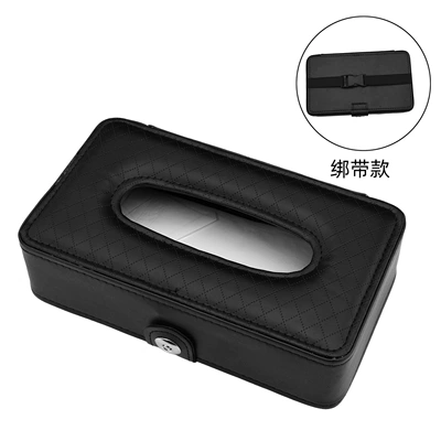 Car Tissue Box, Car Car tissue box/set - black-strap-style