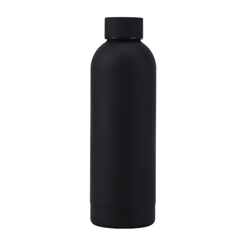 Botella de goma transfronteriza de color sólido 304 taza de aislamiento de acero inoxidable portátil al aire libre hervidor deportivo