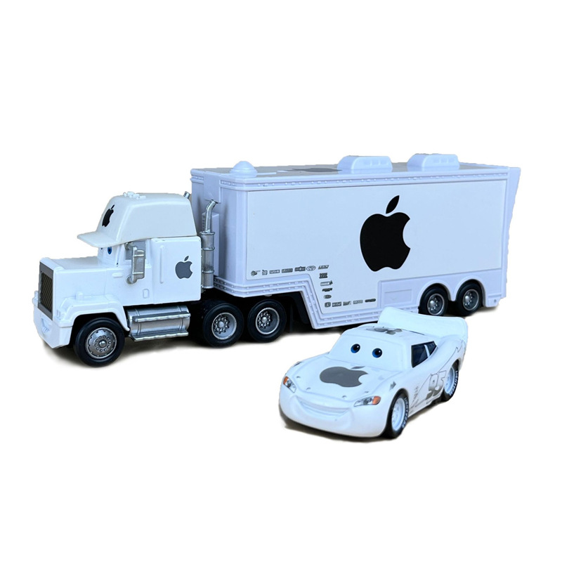 Camión de contenedores de aleación “Uncle Mai” – juguete de carreras metálico para niños