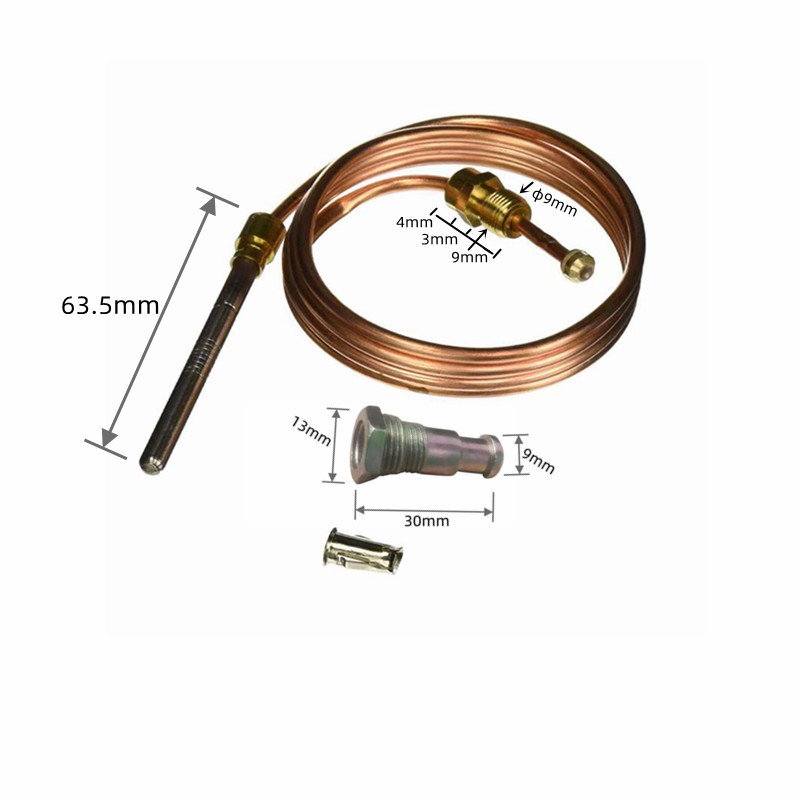 热水器电器通用配件36"Thermocouple熄火保护热电偶铜感温探头